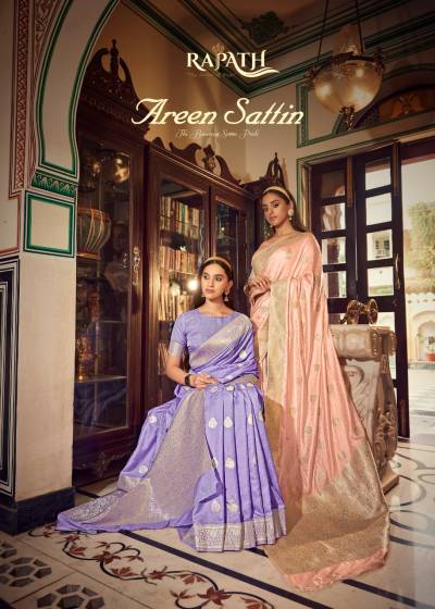 AREEN SATTIN BY RAJPATH SOFT SATTIN SILK SAREE WHOLESALER IN INDIA